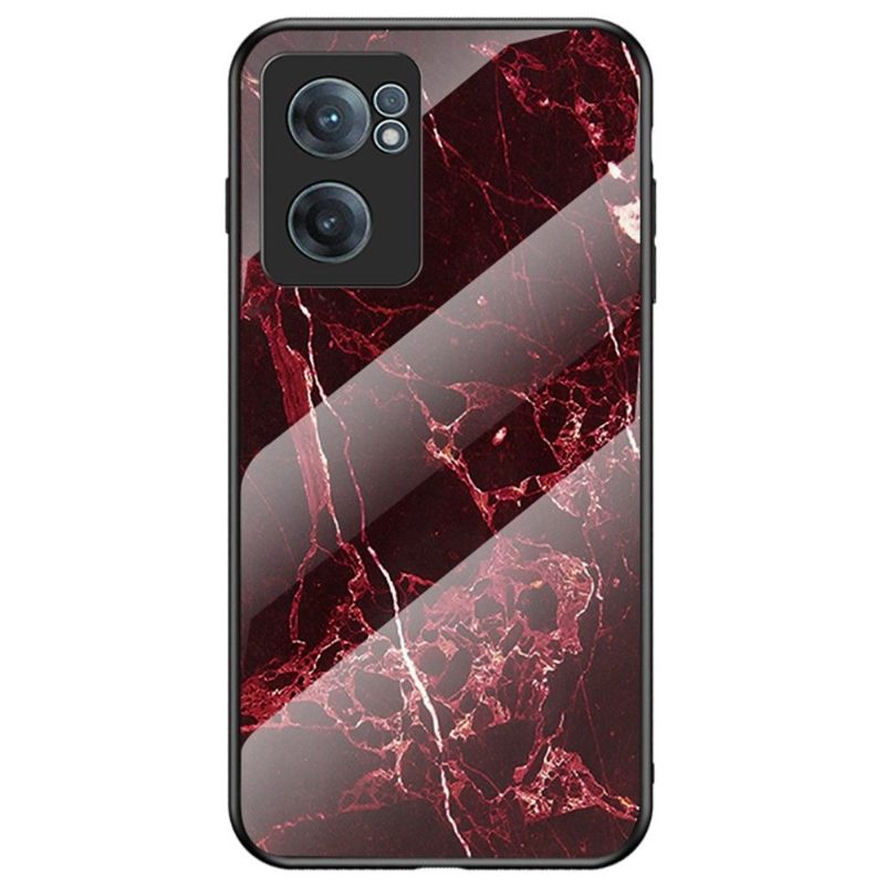 Θήκη OnePlus Nord CE 2 5G Marble Lina Tempered Glass