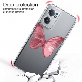 Θήκη OnePlus Nord CE 2 5G Pink Butterfly