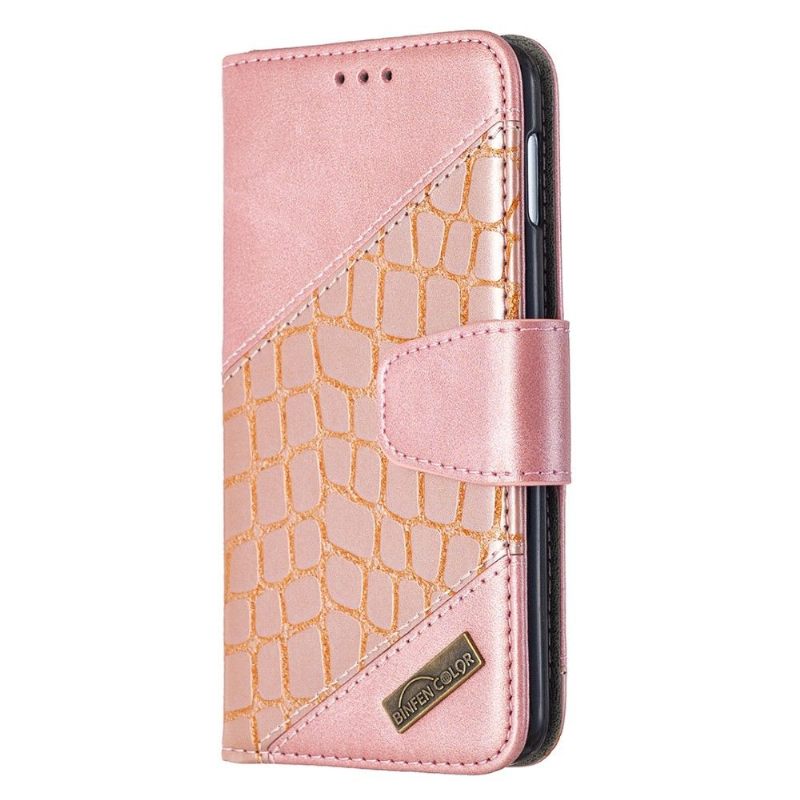 Κάλυμμα Samsung Galaxy S10e Croc Aspect Leather Effect