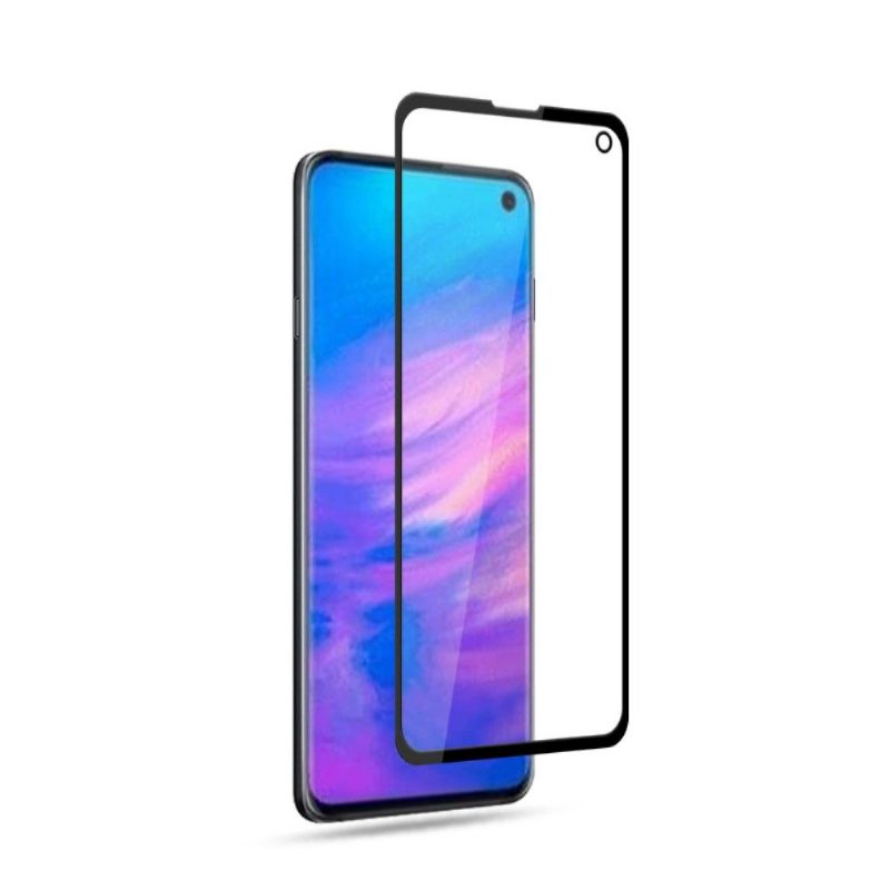 Samsung Galaxy S10E - Full Size Tempered Glass Screen Protector - Μαύρο