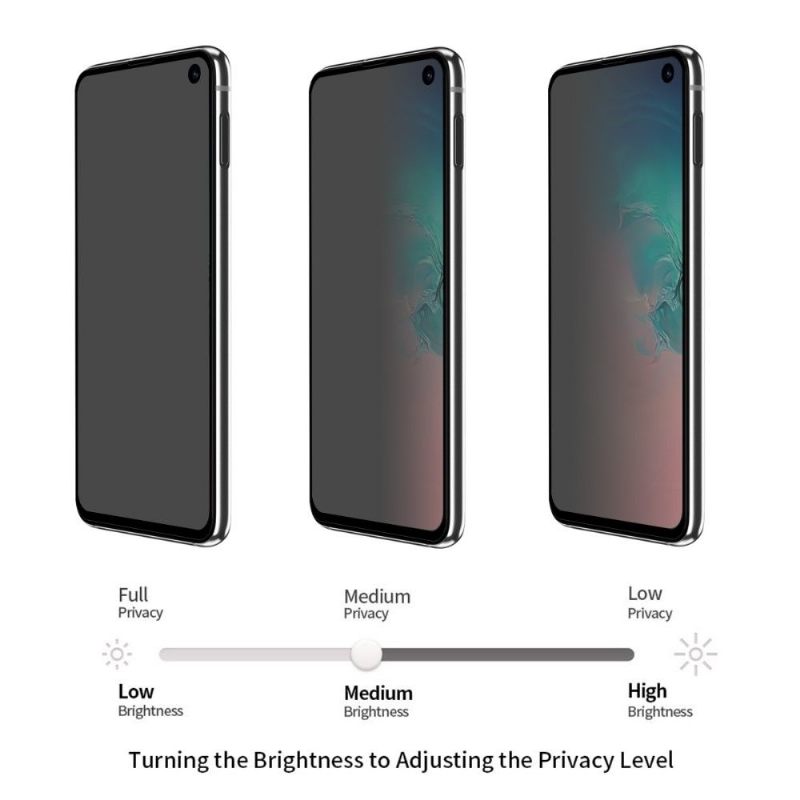 Samsung Galaxy S10E - Tempered Glass And Privacy Filter