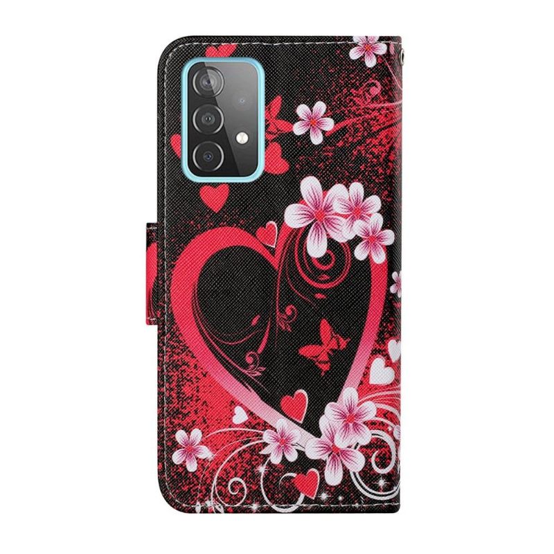 Κάλυμμα Samsung Galaxy A52 5G / A52 4G / A52s 5G Floral Heart