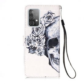 Κάλυμμα Samsung Galaxy A52 5G / A52 4G / A52s 5G Floral Skull