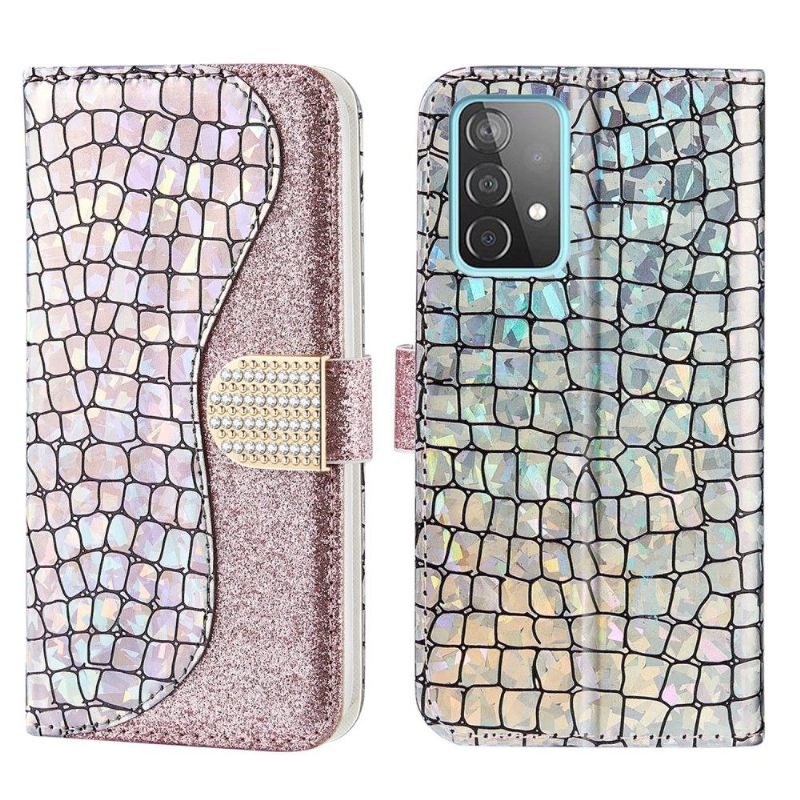 Κάλυμμα Samsung Galaxy A52 5G / A52 4G / A52s 5G Παγιέτες Luxury Croc Effect