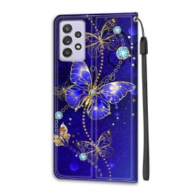 Κάλυμμα Samsung Galaxy A52 5G / A52 4G / A52s 5G Purple Butterfly