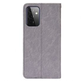 Κάλυμμα Samsung Galaxy A52 5G / A52 4G / A52s 5G Θήκη Flip Faux Leather Retro