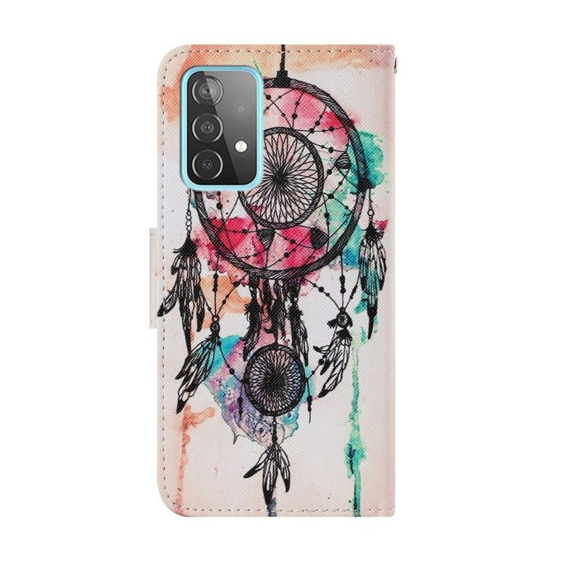 Θήκη Flip Samsung Galaxy A52 5G / A52 4G / A52s 5G Watercolor Dreamcatcher