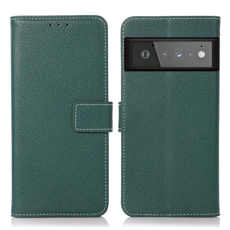 δερματινη θηκη Google Pixel 6 Pro Grained Faux Leather