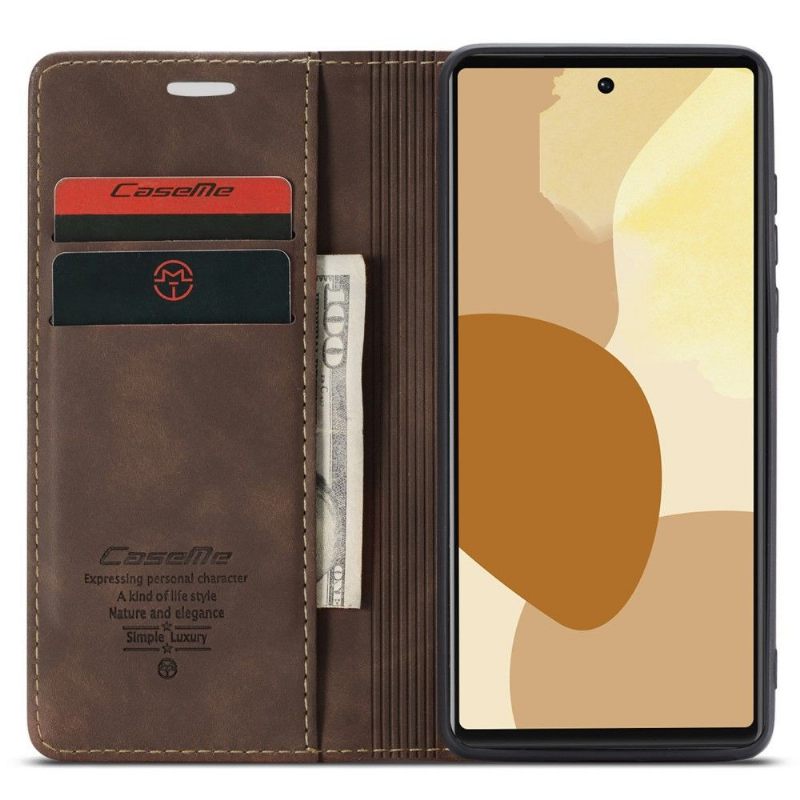 δερματινη θηκη Google Pixel 6 Pro Imitation Leather Retro Σειρά 013