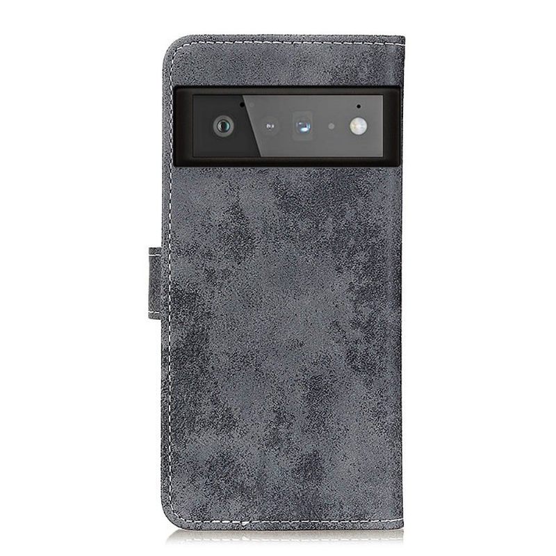 Κάλυμμα Google Pixel 6 Pro Cyrius Faux Leather Vintage