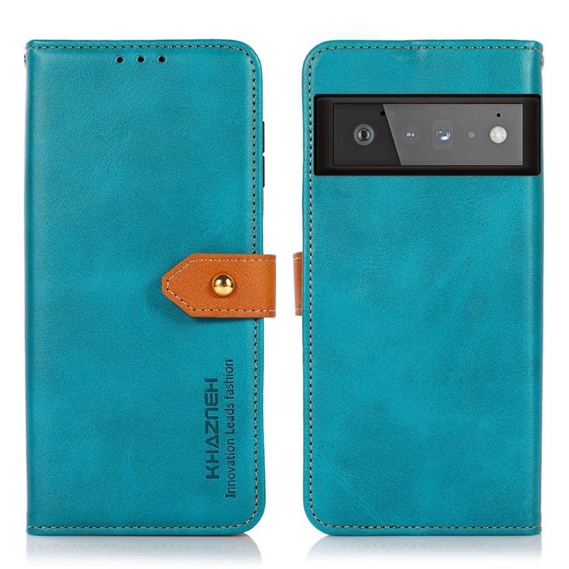 Κάλυμμα Google Pixel 6 Pro Khazneh Bicolor Faux Leather