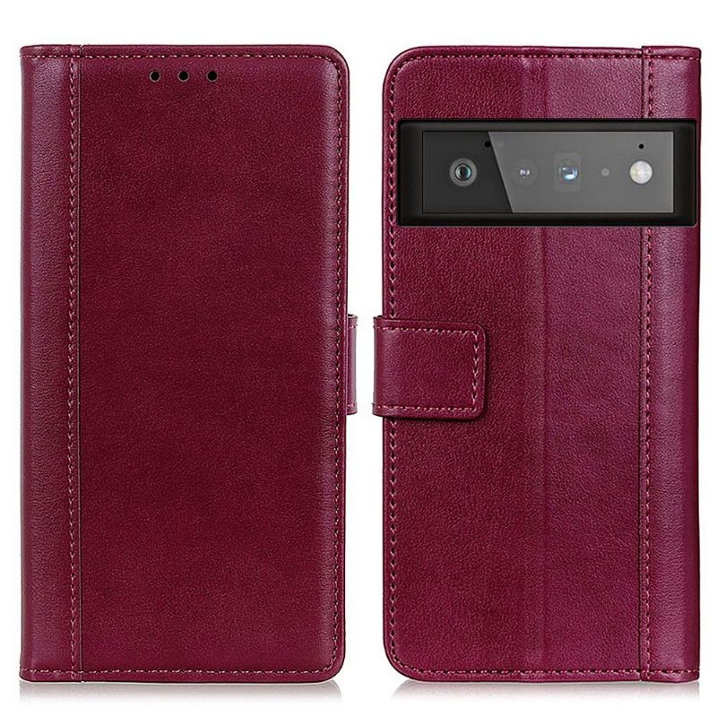 Κάλυμμα Google Pixel 6 Pro Θήκη Flip Cerena Faux Leather Folio