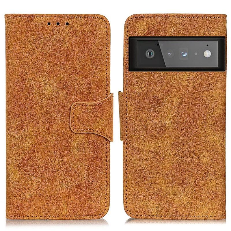 Θήκη Flip Google Pixel 6 Pro Edouard Faux Leather Vintage