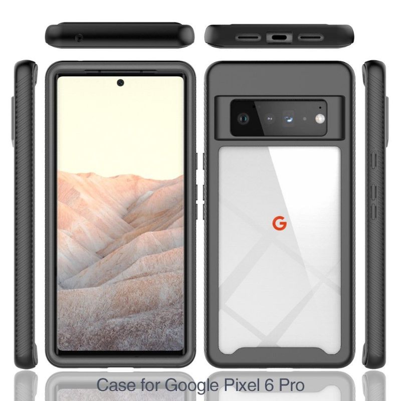 Θήκη Google Pixel 6 Pro Hybrid Αντικραδασμική Διαφανής Πλάτη