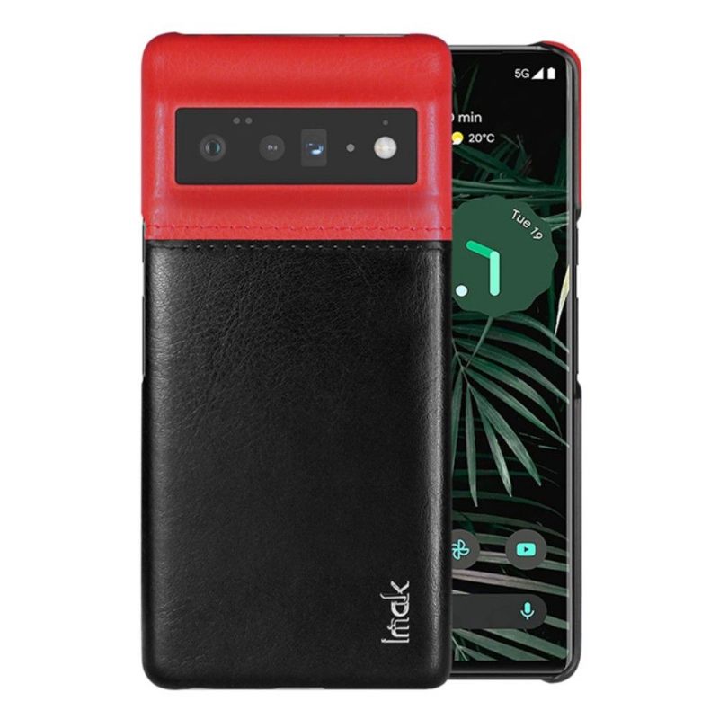 Θήκη Google Pixel 6 Pro Imak Δίχρωμο Faux Leather