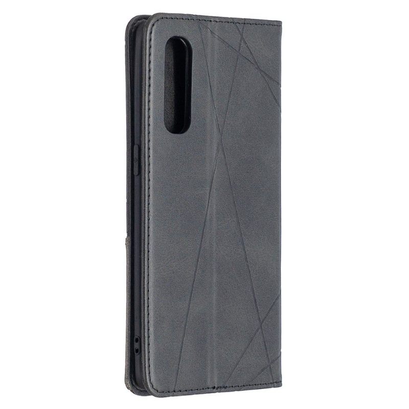 Κάλυμμα Oppo Find X2 Neo Celinia Style Leather - Μαύρο