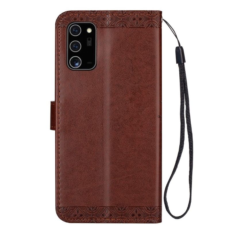 δερματινη θηκη Samsung Galaxy Note 20 Ultra με κορδονι Mandala Leather Effect