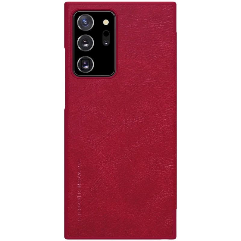 Κάλυμμα Samsung Galaxy Note 20 Ultra Qin Leather Effect - Κόκκινο