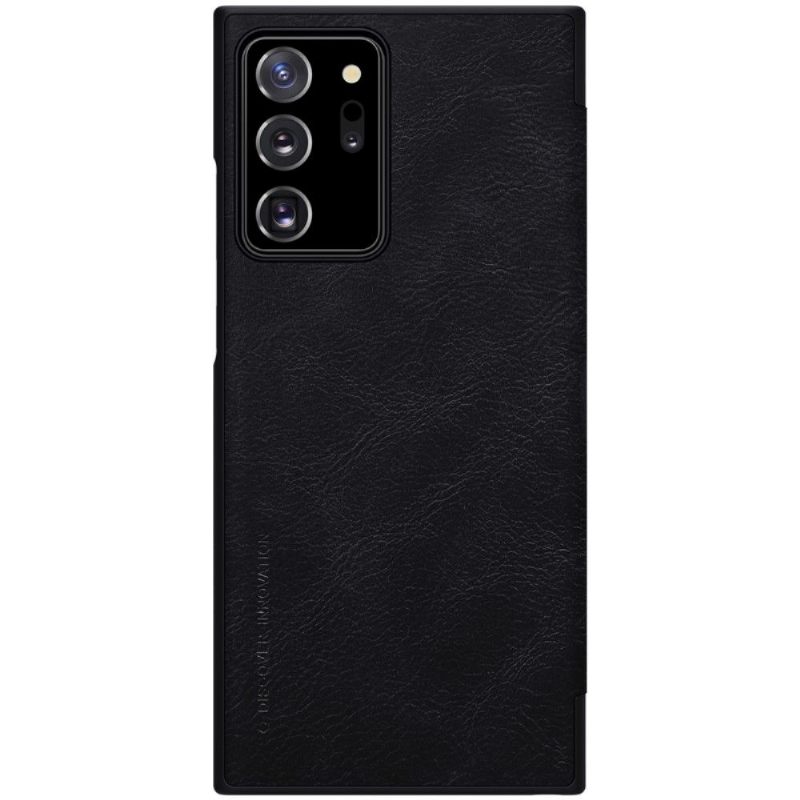 Κάλυμμα Samsung Galaxy Note 20 Ultra Qin Leather Effect - Μαύρο