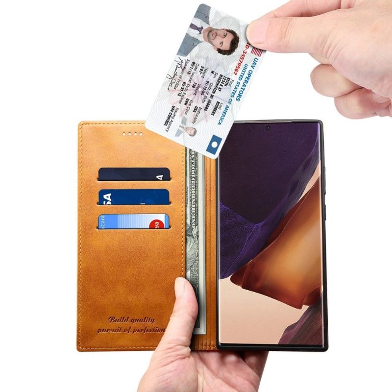 Θήκη Flip Samsung Galaxy Note 20 Ultra δερματινη θηκη Folio Flip Style Leather