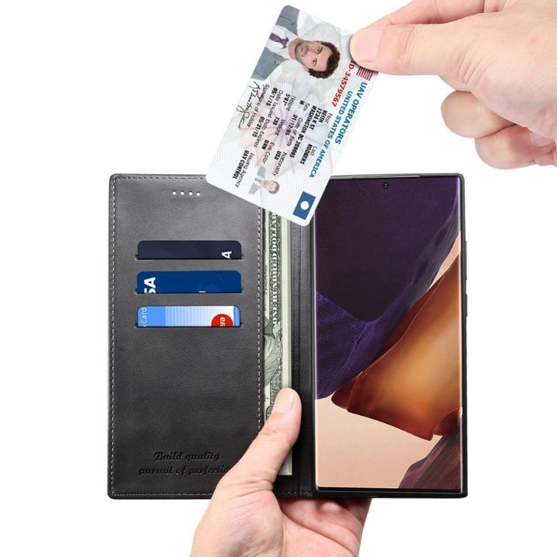 Θήκη Flip Samsung Galaxy Note 20 Ultra δερματινη θηκη Folio Flip Style Leather