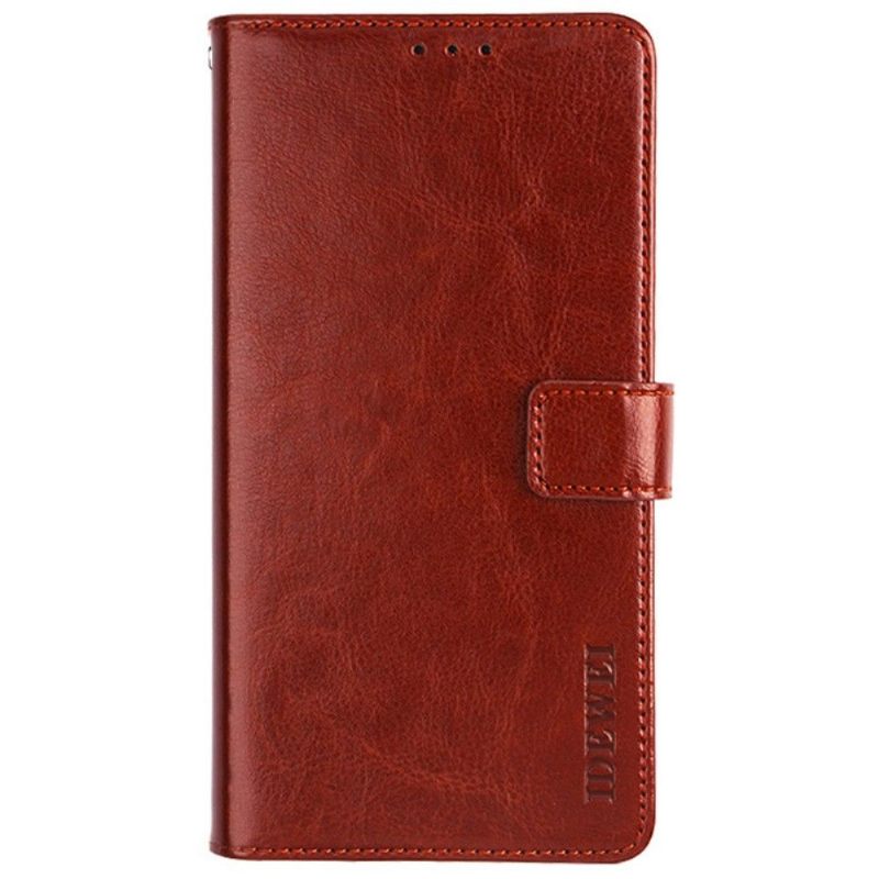 δερματινη θηκη Motorola Moto G31 / Moto G41 Θήκη Flip Idewei Folio Leather Effect