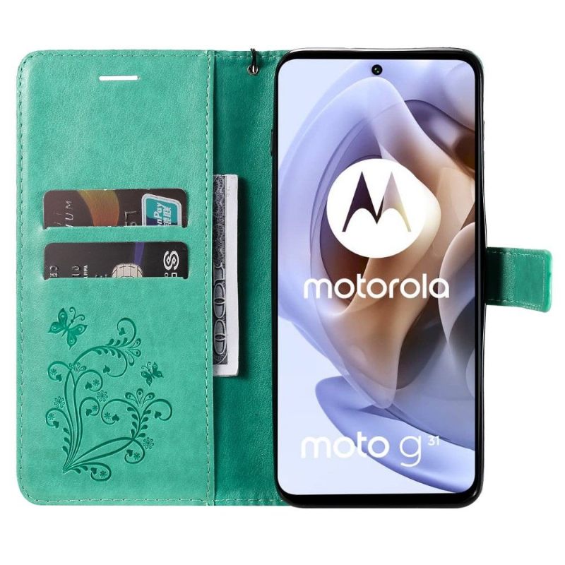 Κάλυμμα Motorola Moto G31 / Moto G41 Υποστήριξη Λειτουργίας Butterflies