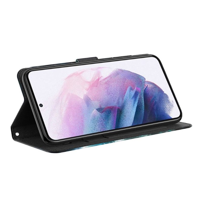 Θήκη Flip Motorola Moto G31 / Moto G41 Λουλούδια Δαντέλα