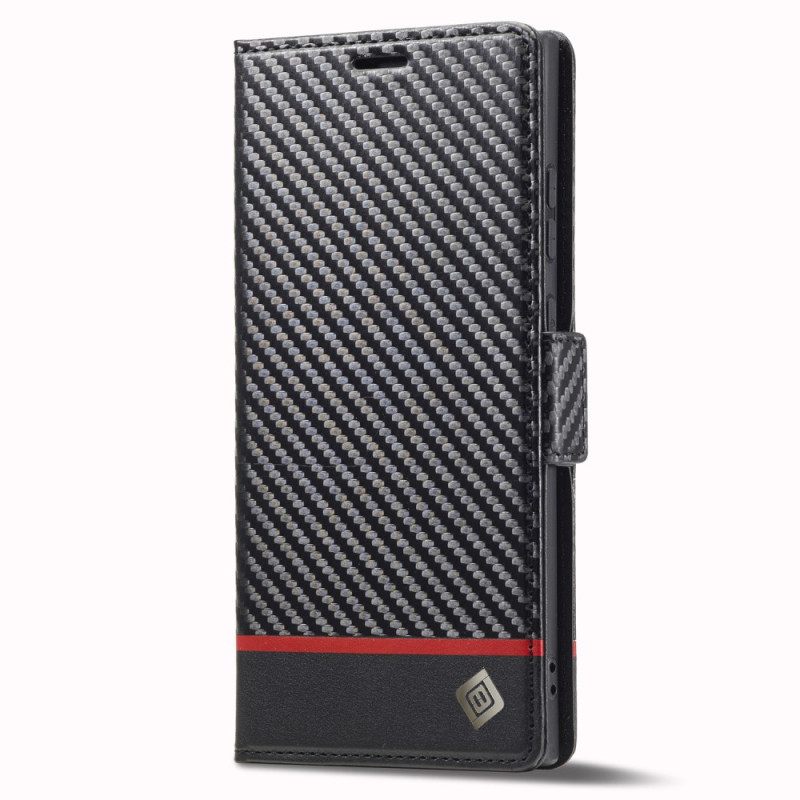 Δερματινη Θηκη Samsung Galaxy S24 Ultra 5g Carbon Fiber Lc.imeeke