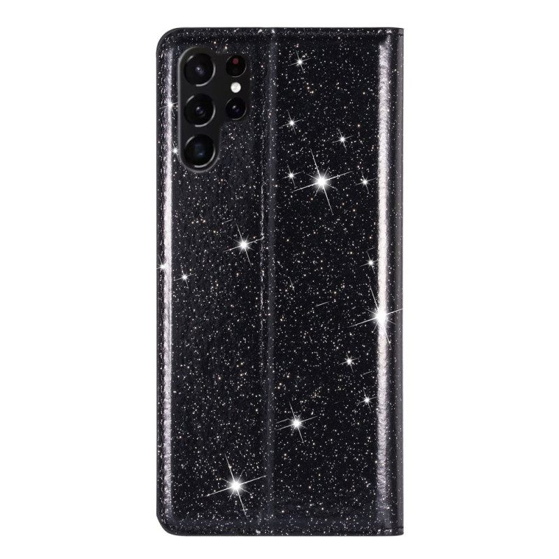 Δερματινη Θηκη Samsung Galaxy S24 Ultra 5g Glitter