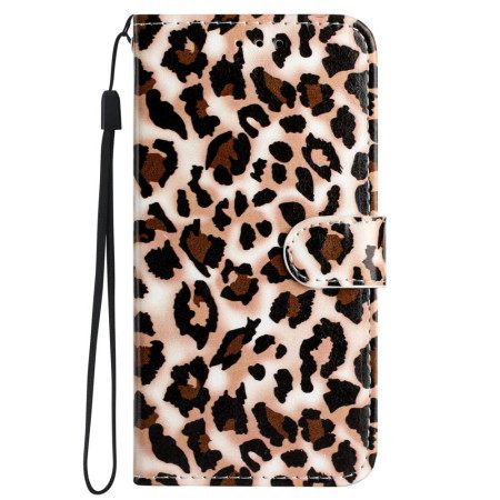 Δερματινη Θηκη Samsung Galaxy S24 Ultra 5g Leopard Print Strappy