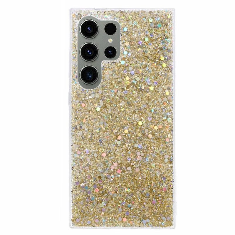 Κάλυμμα Samsung Galaxy S24 Ultra 5g Κομψό Glitter Σιλικόνης