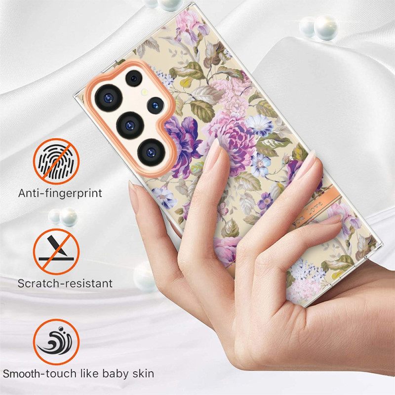 Κάλυμμα Samsung Galaxy S24 Ultra 5g Με Floral Pattern