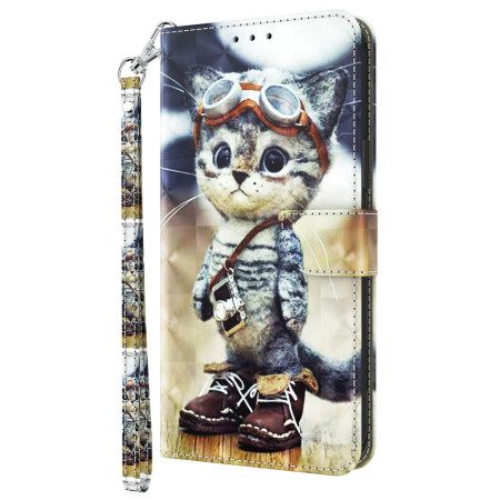 Θηκη Κινητου Samsung Galaxy S24 Ultra 5g Θήκες Κινητών Aviator Cat Με Λουράκι