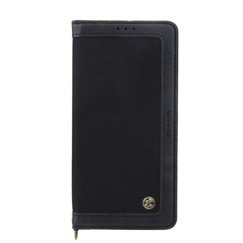 Κάλυμμα iPhone 12 Pro Max Καμβάς Faux Leather