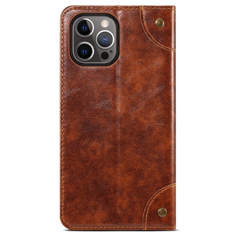 Κάλυμμα iPhone 12 Pro Max Θήκη Flip 055 Series Flip Faux Leather