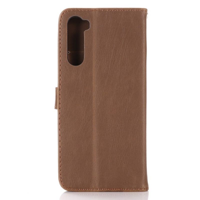 Κάλυμμα OnePlus Nord Faux Leather Retro