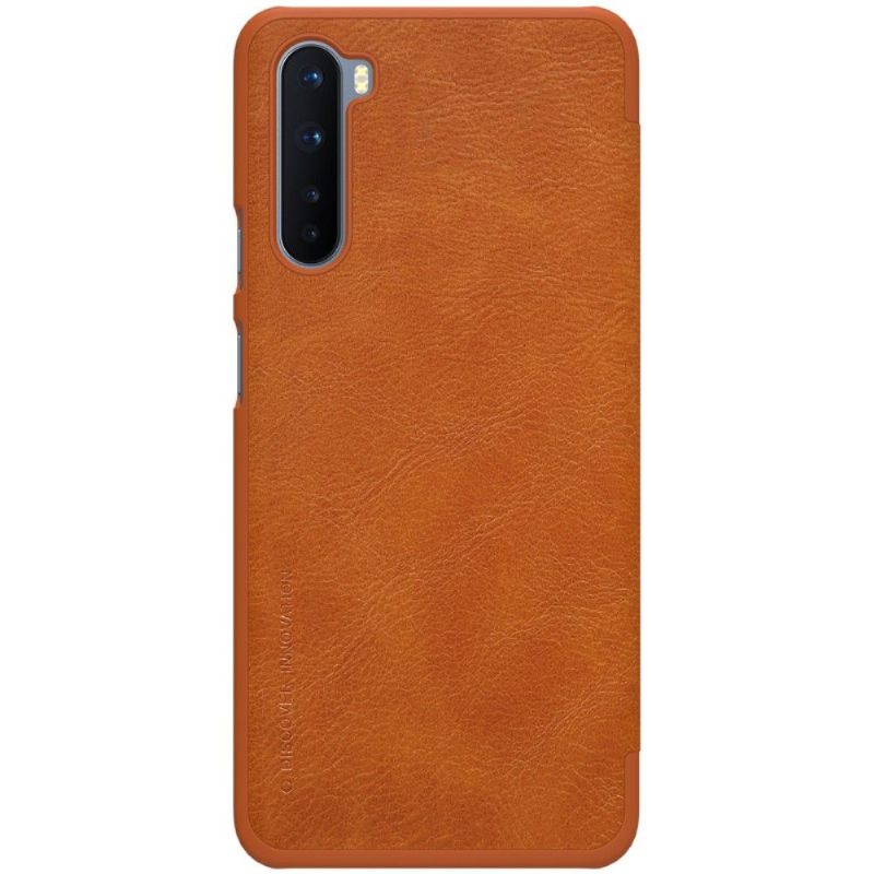 Κάλυμμα OnePlus Nord Qin Leather Effect - Αβάνα