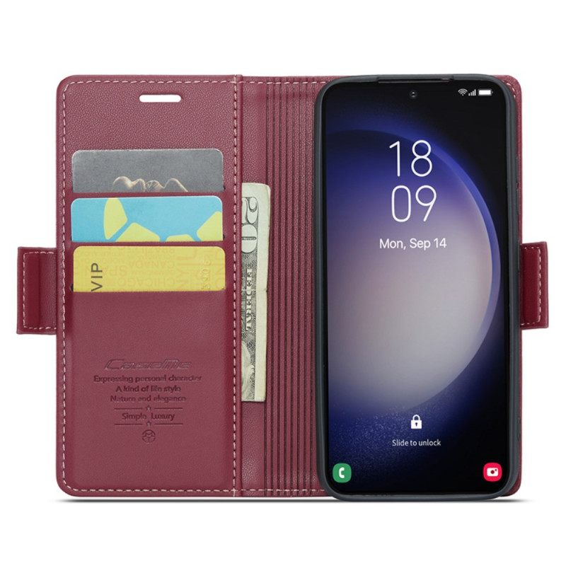 Δερματινη Θηκη Samsung Galaxy S24 Plus 5g Με Caseme Rfid Blocking