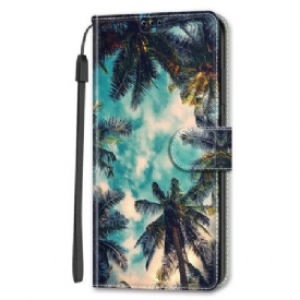 Δερματινη Θηκη Samsung Galaxy S24 Plus 5g Strap Palms Σιλικόνης