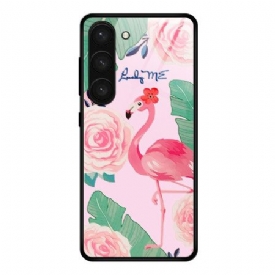 Κάλυμμα Samsung Galaxy S24 Plus 5g Flamingo Tempered Glass Σιλικόνης