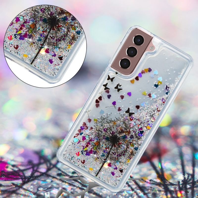 Κάλυμμα Samsung Galaxy S24 Plus 5g Θήκες Κινητών Dandelion Liquid Glitter