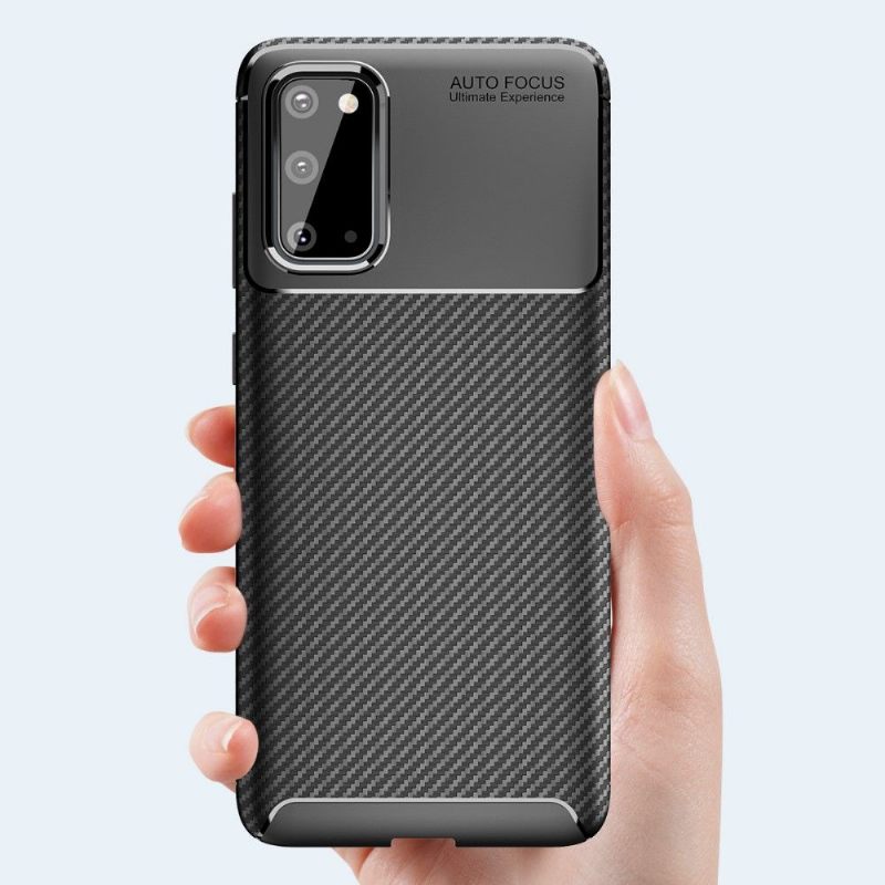 Θήκη Samsung Galaxy S20 Style Carbon Fiber In Gel