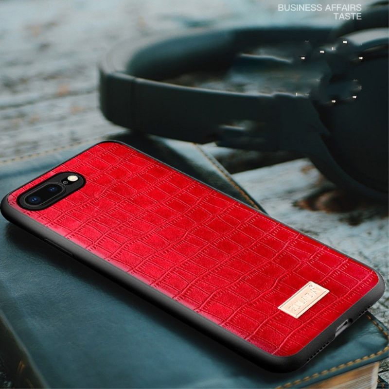 Θήκη iPhone 8 Plus / 7 Plus Sulada Croco Leather Effect