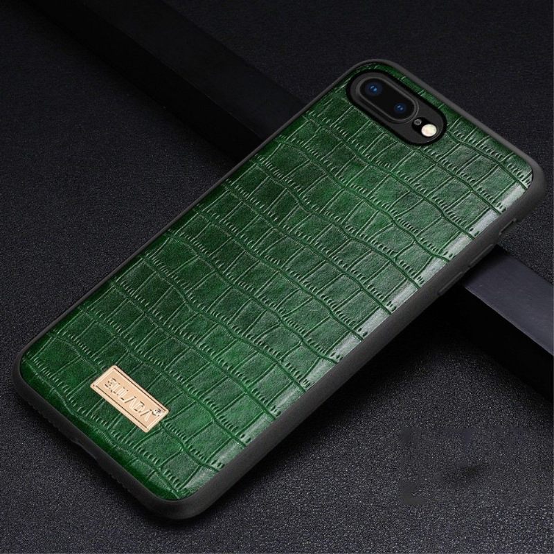 Θήκη iPhone 8 Plus / 7 Plus Sulada Croco Leather Effect