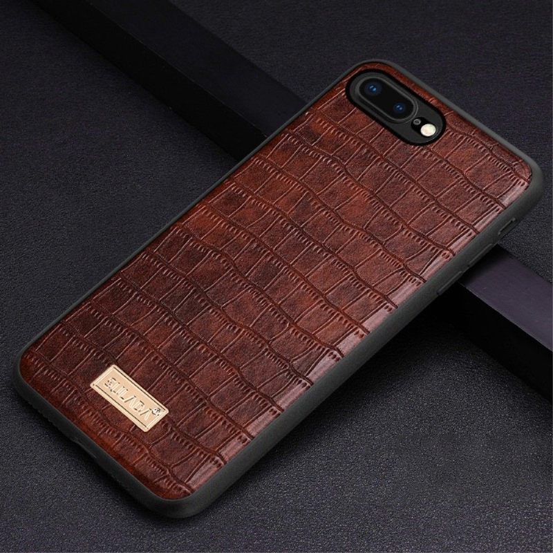 Θήκη iPhone 8 Plus / 7 Plus Sulada Croco Leather Effect