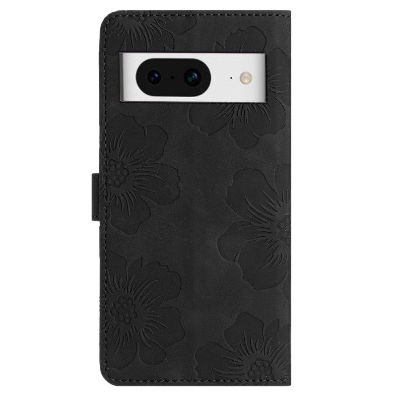 Δερματινη Θηκη Google Pixel 8 Floral Print