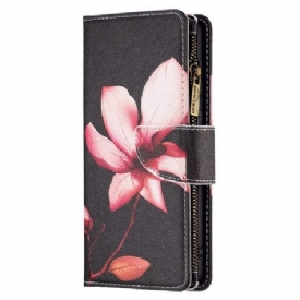 Δερματινη Θηκη Xiaomi Redmi Note 13 Pro 4g Πορτοφόλι Lotus Strap