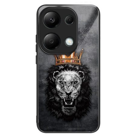 Κάλυμμα Xiaomi Redmi Note 13 Pro 4g Crown Lion Tempered Glass