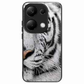 Κάλυμμα Xiaomi Redmi Note 13 Pro 4g Tiger Head Tempered Glass Σιλικόνης